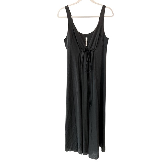Blanche Ralph Montenero Other - Vtg Blanche Ralph Montenero Nightgown Sexy Black M Swing V-Neck Long Nylon 1960s